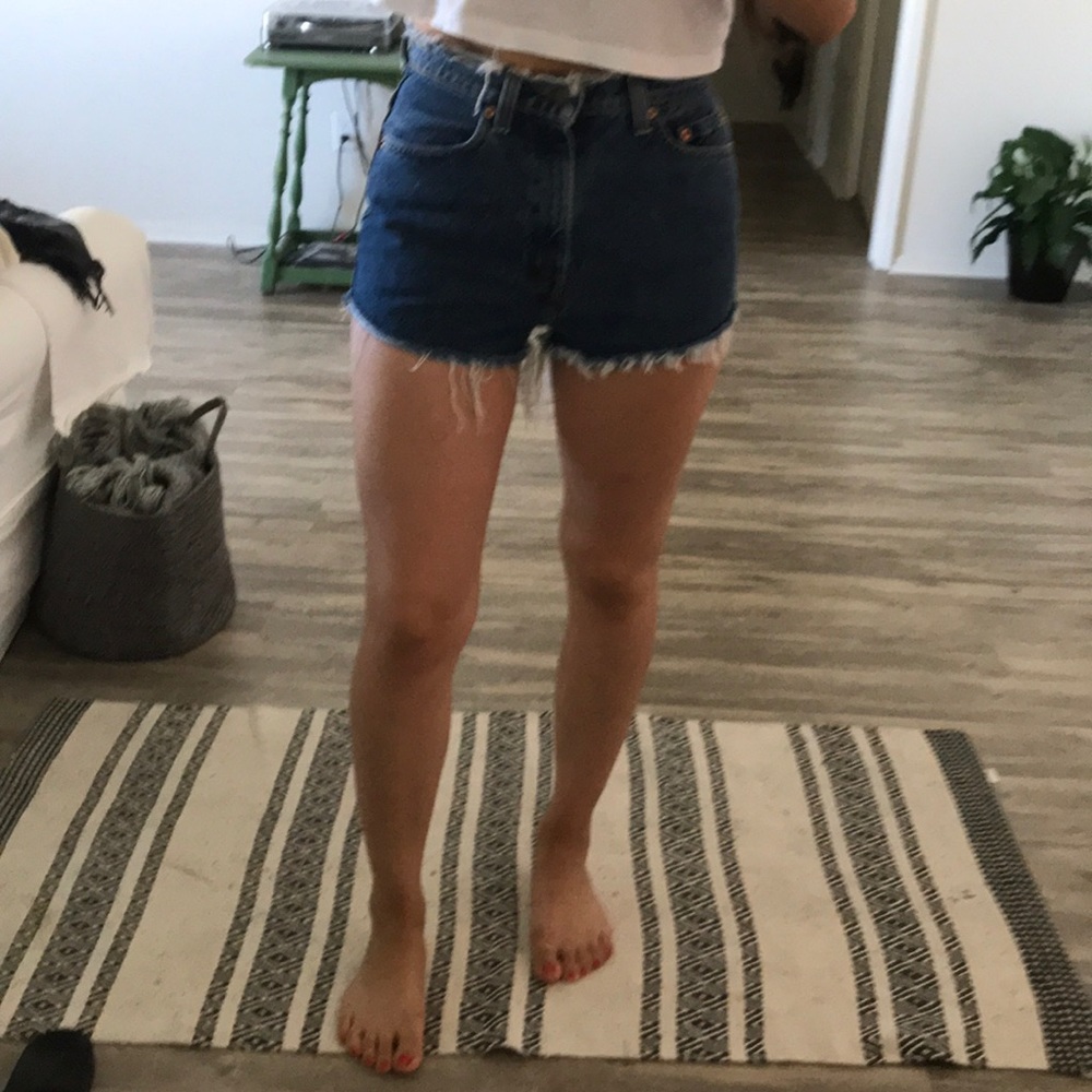 DENIM SHORTS - Picture 2 of 4